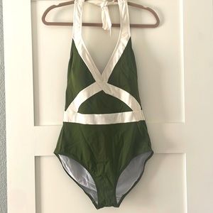 Boden halter swimsuit size 10